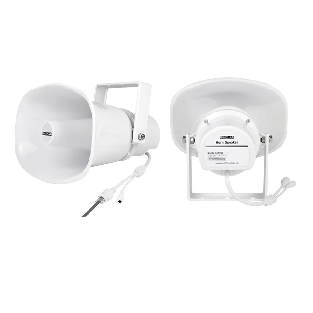 

Ip pa Network Broadcast System 15w 8ohm Emergency Paging Active Poe Ip Horn Speaker Outdoor