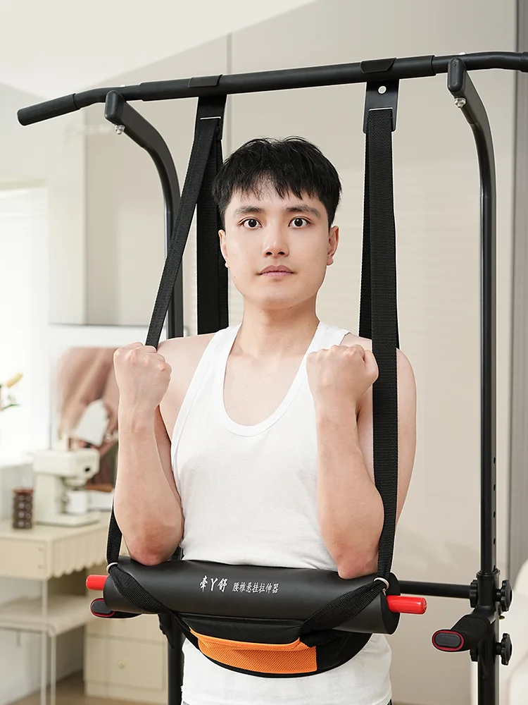 barre-de-traction-simple-pour-usage-domestique-ceinture-de-traction-suspendue-pour-etirement-de-la-taille-correction-de-la-courbure-de-la-colonne-vertebrale-et-fixation-musculaire