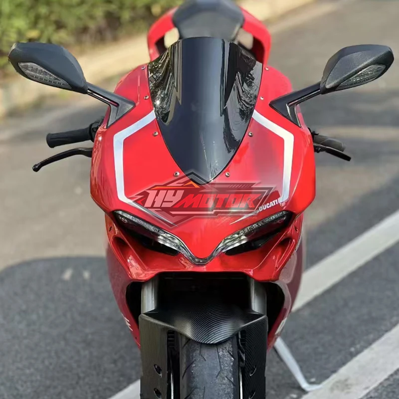 ملحقات مرايا إشارة الانعطاف الجديدة للدراجات النارية لـ Ducati 959 Panigale 1299 Panigale 2015 2016 2017 2018 مع مؤشرات LED