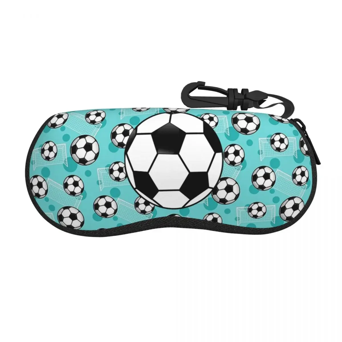 Sports Soccer Ball Backpack Shell Glasses Case Protective Sunglasses Box Women Men Soft Eyeglasses Bag Pouch