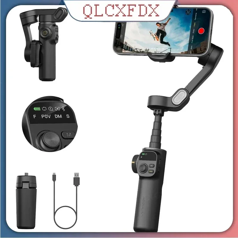 

AOCHUAN Smart X2 Smartphone Gimbal Stabilizer With built-in extension pole and LED display For iPhone and Android phone GImbal