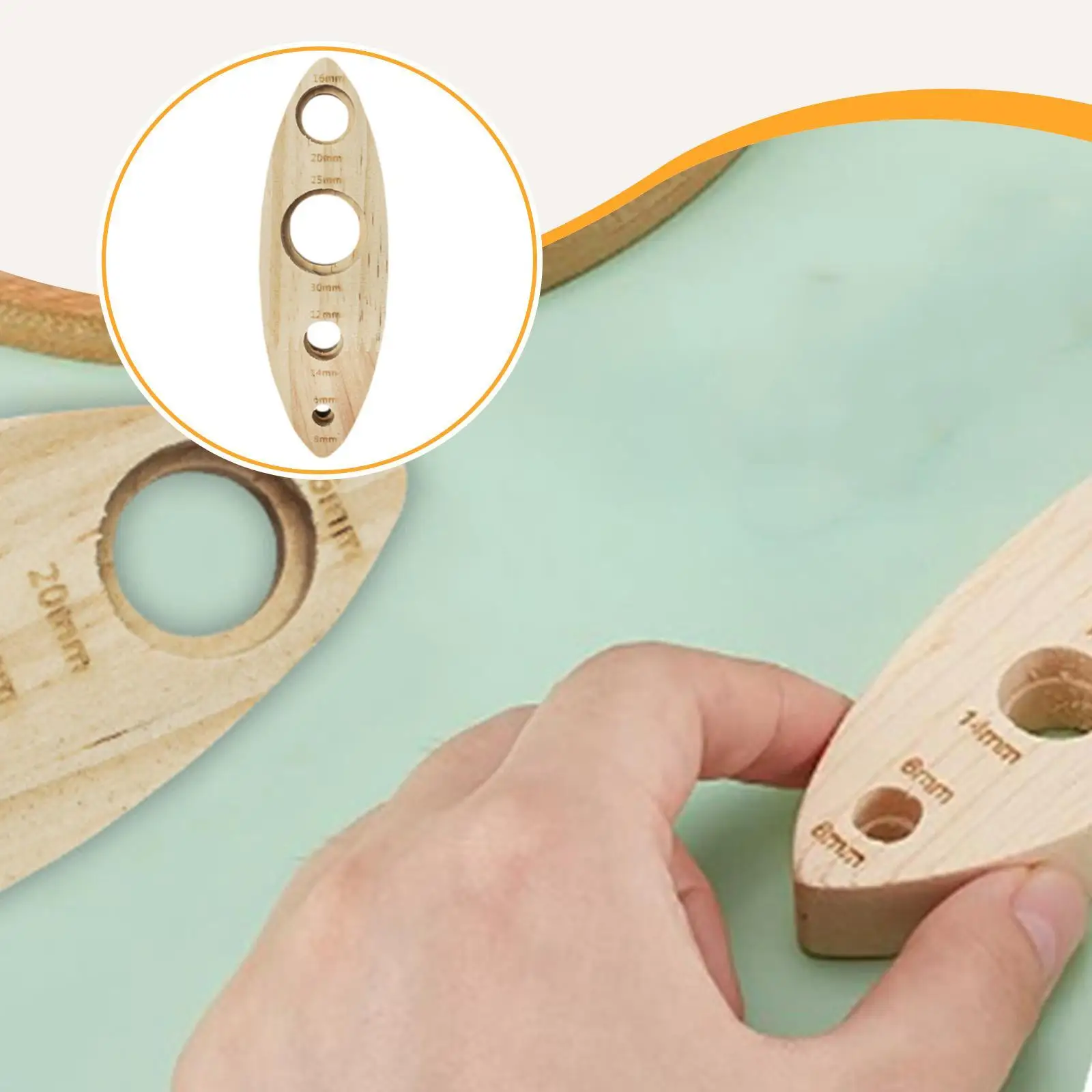 

Crochet Tool Craft Eye Install User Friendly Assembly Toy Doll Making Supplies Eyeball Gauge Board