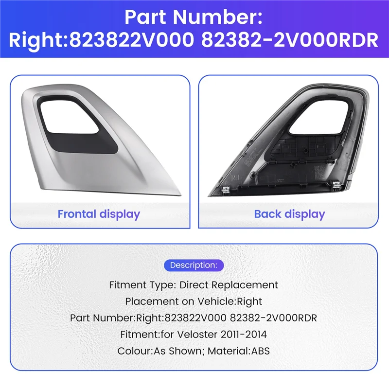 

Ручка внутренней двери автомобиля для Hyundai Veloster 2011-2014-B09B