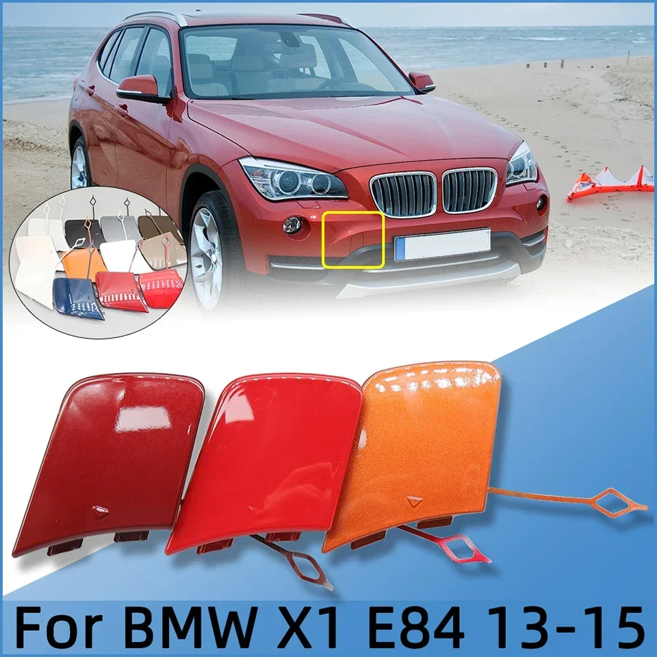 

For BMW X1 E84 LCI 2013-2015 Auto Front Rear Bumper Towing Hook Cover Garnish Hauling Cap Housing Car Accessories Painted Cover