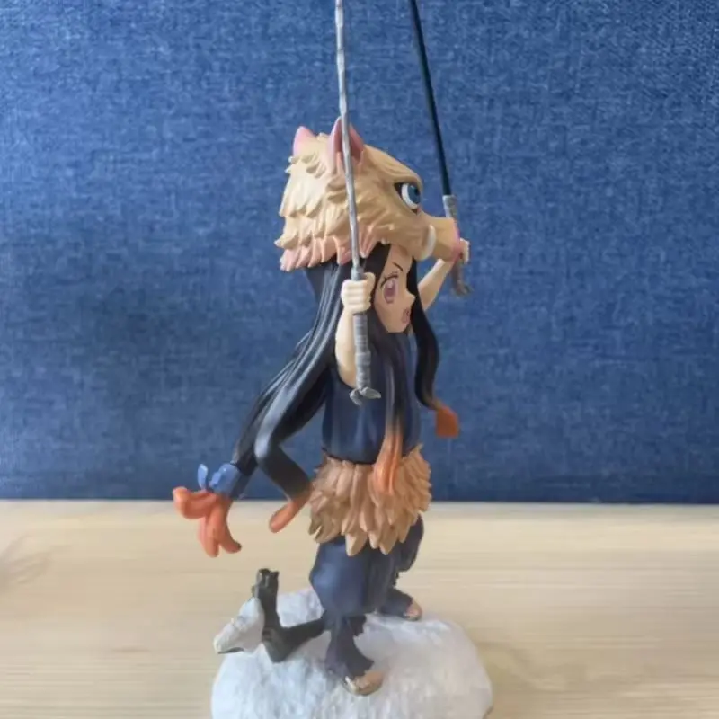 In Stock 20cm Anime Demon Slayer Figure Kamado Nezuko Midouzi Cos Lnosuke Kimetsu Figurine PVC Decoration Statue Model Toys Gift