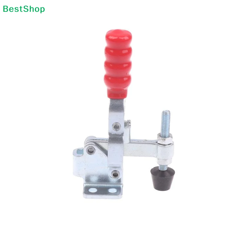 〔R〕Heavy-Duty Toggle Clamp with Red Handle, Adjustable Hold-Down Clamp for Woodworking & DIY Workbench