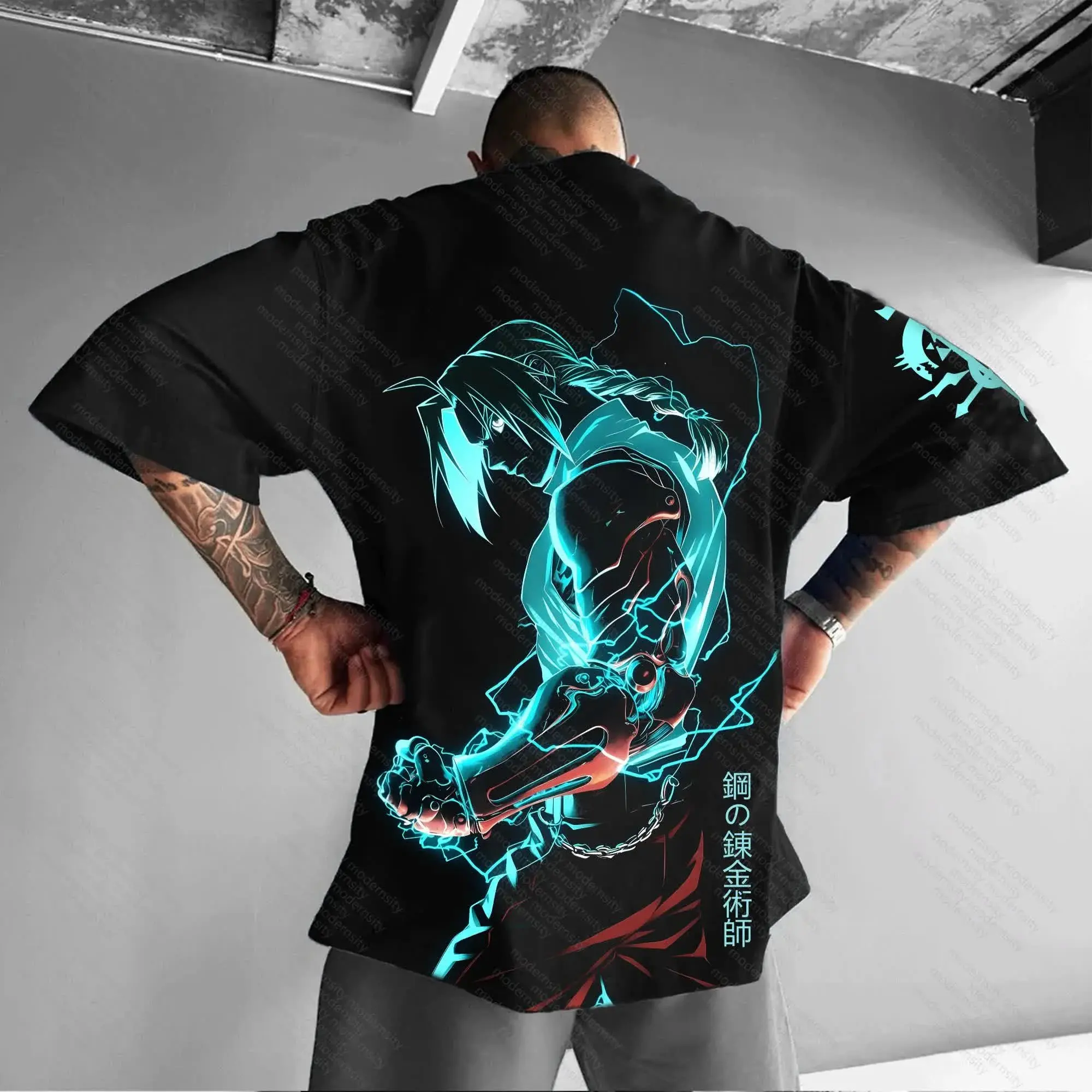 Oversized Graphic T-shirt Men Anime One Piece Zoro Cotton Top Streetwear Fashion New Casual Short Sleeves Tee Summer Y2k Clothes