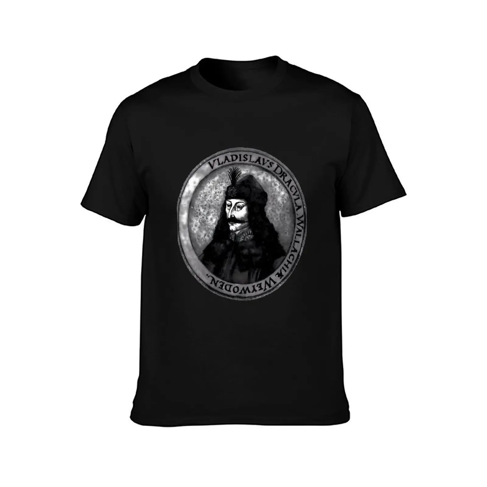 Vlad Dracula Tepes The Impaler Vampire 1 T-Shirt, Summer Casual Cotton Tee, Oversized Streetwear Tops, Vintage Graphic Print