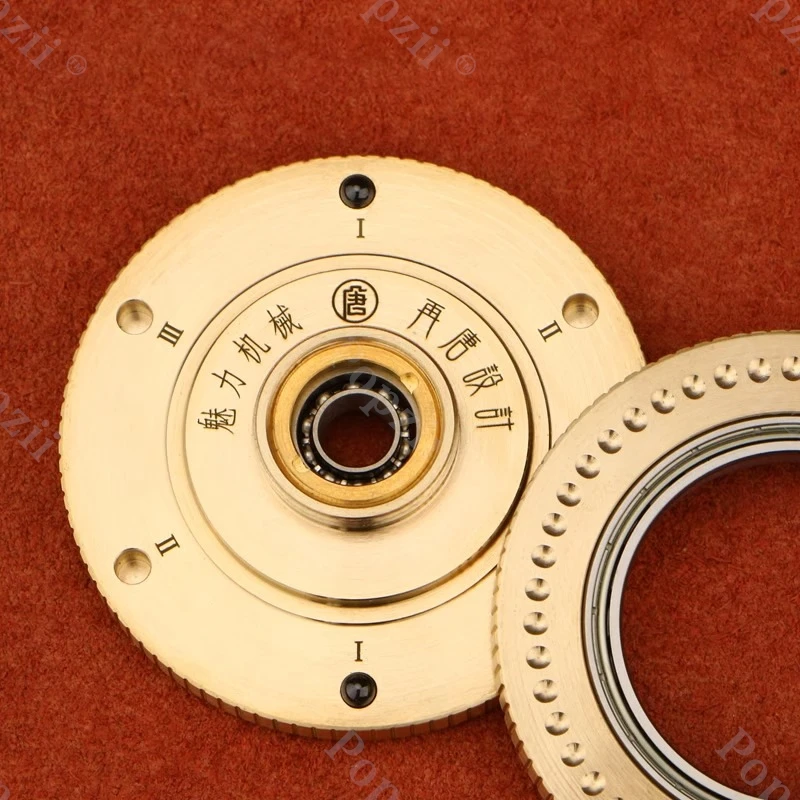 Moneta a scatto in metallo Adulti Giocattolo antistress Fidget Spinner Punta delle dita Giroscopio Cool Gadget Agitarsi giocattoli Antistress Ansia Giocattoli