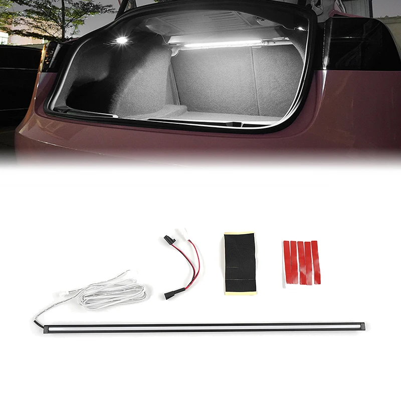 Rear Trunk Boot Light Strip Bar For Tesla Model 3 2019-2023 Intelligent Light Bar 12V LED Boot Interior Decorative Lamp