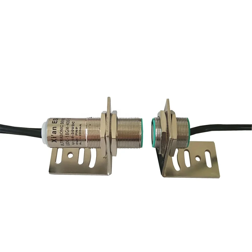 

UDC-18GMA-255-3E1 Ultrasonic Double Sheet Sensor Transducer for Label Splice Detection in Packaging Automation