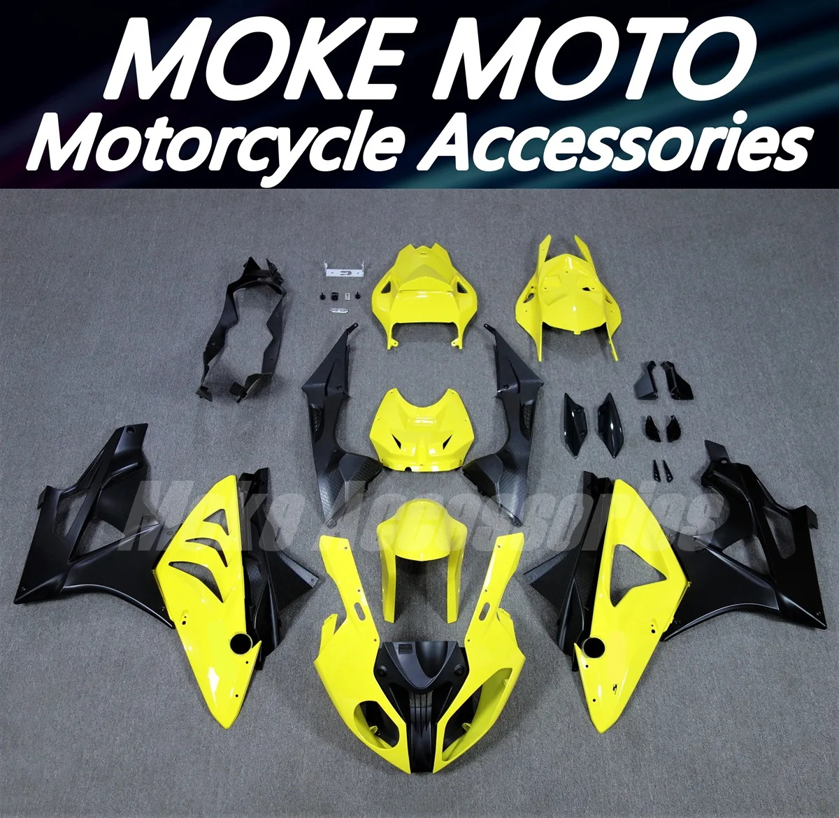 

Motorcycle Fairings Kit Fit For S1000rr 2009 2010 2011 2012 2013 2014 Bodywork Set Yellow Black