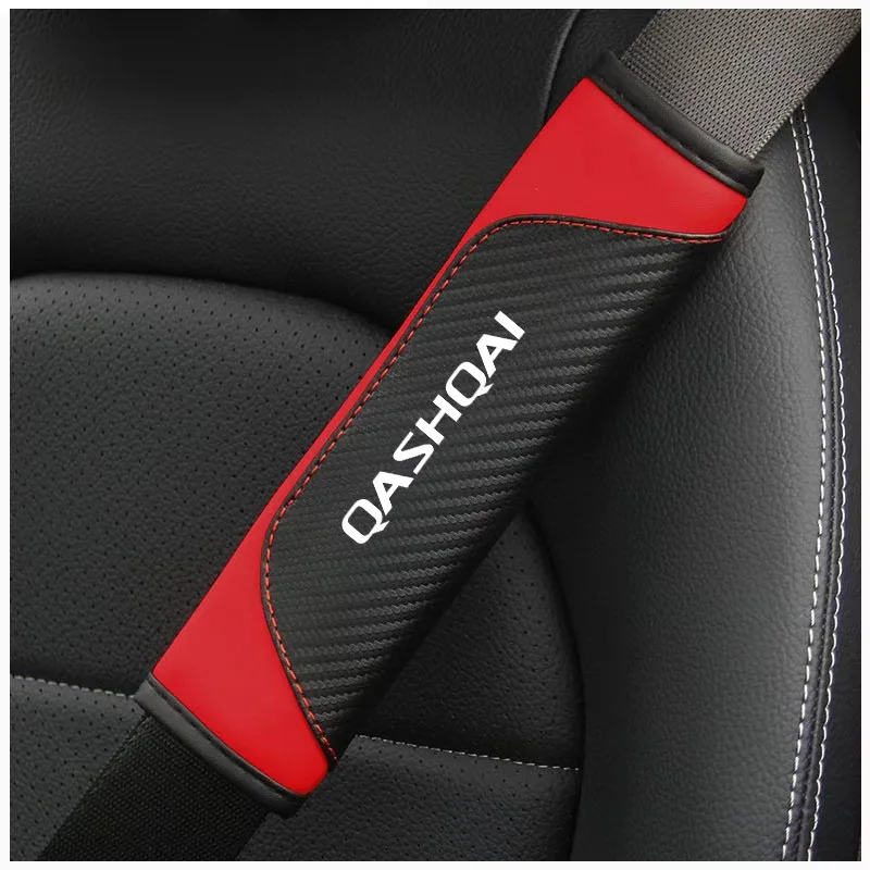 2 шт. накладки-подушки на ремни безопасности для Nissan Qashqai Nismo Juke J10 J11 X-Trail T32 T31 Kicks