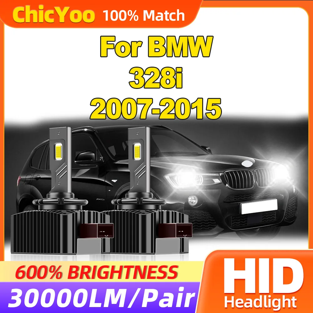 

20000LM 120W HID Xenon Headlight Bulbs 6000K White Turbo Auto Lamps For BMW 328i 2007 2008 2009 2010 2011 2012 2013 2014 2015