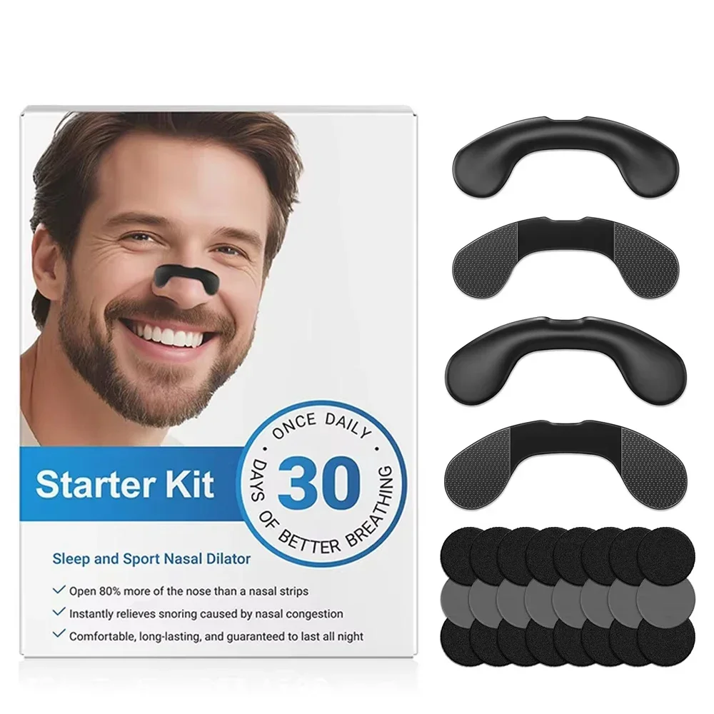 Anti Snoring Nasal Dilator Physical Expansion Nasal Patch Non-Invasive Easier Breath Sleep Aid Anti-Snoring Nasal Strip