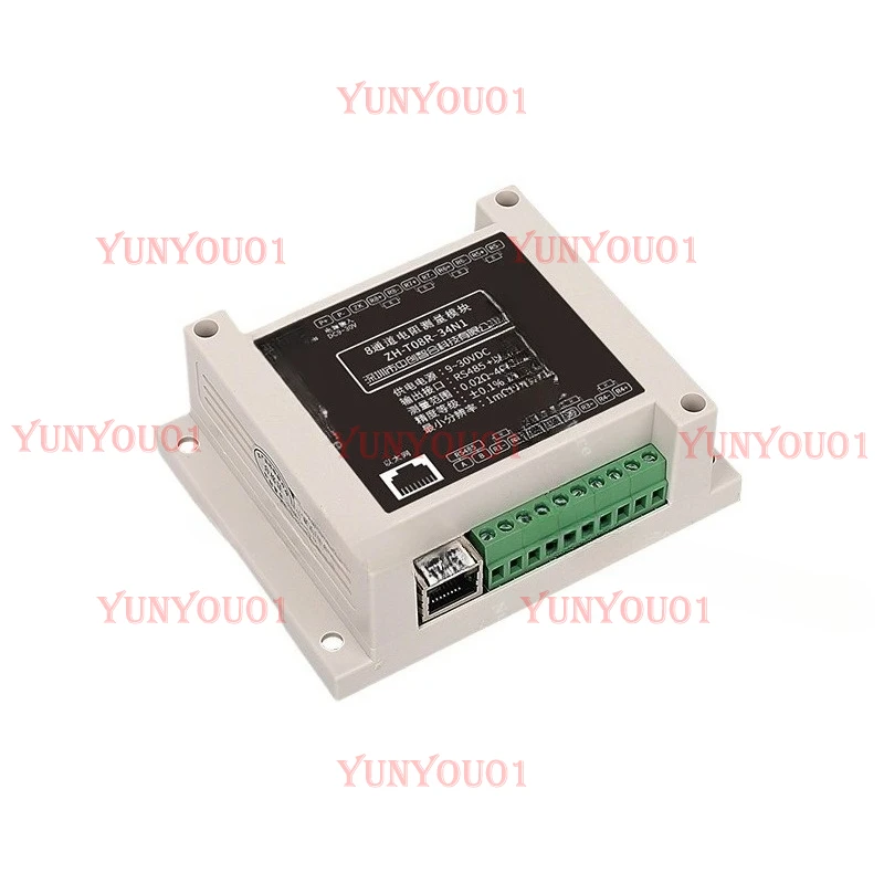 AAAAA  8 Channel Resistance Measurement Module 10mΩ To 40MΩ RS485 Ethernet Communication