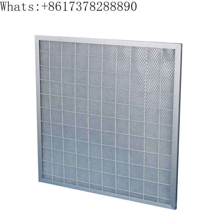 Primary effect plate air conditioner air filter High temperature resistant fiberboard frame primary effect air filter