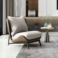 Sofá nórdico para una sola persona, silla moderna de diseño Simple, arte Irregular, ocio, látex, muebles para el hogar, sala de estar