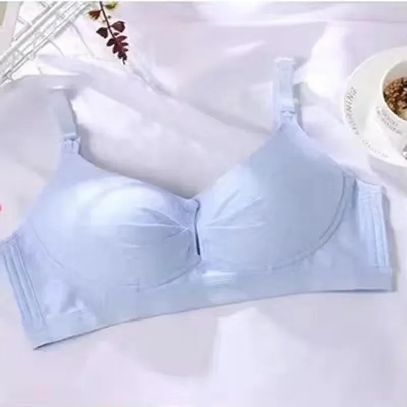 Nursing Bra Underwear for Pregnant Women Without Steel Rings Gathering Bra for Postpartum Breastfeeding  Maternity Bra