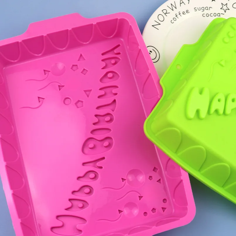 Single Square Silicone Baking Pan, Pizza Pan, Can Be Easily Cleaned and Reused, DIY Silicon Moulds, Baking Accessories