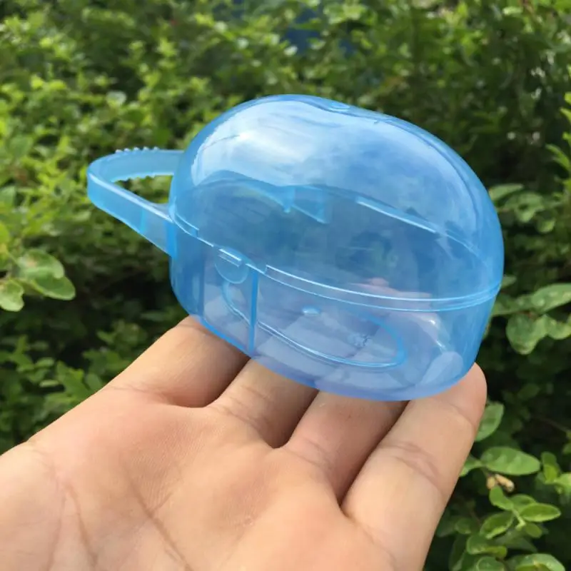 Scatola per ciuccio per bambini Clip per ciuccio scatola porta ciuccio in plastica scatola portaoggetti da viaggio custodia per ciuccio custodia per capezzoli