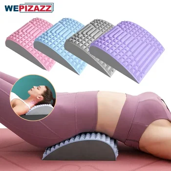 Back Stretcher Pillow Waist Massage Neck Lumbar Support Massager, Posture Corrector,…