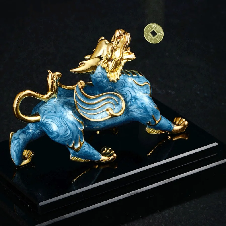 office home CAR Mascot Southeast Asia FENG SHUI Talisman Money Drawing GOOD LUCK Royal dragon PI XIU statue