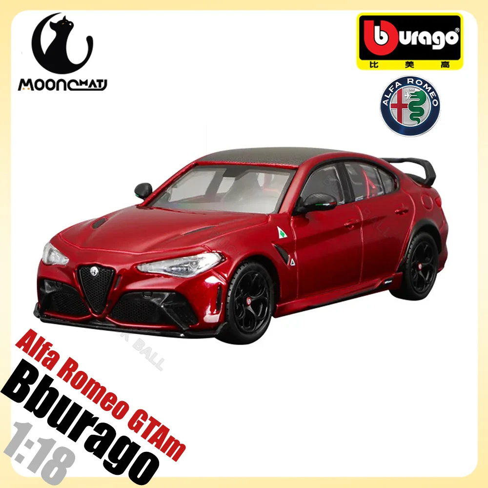 

Bburago 1:18 Alfa Romeo GTAm Car Model GTAm Special Edition Alloy Car Die-cast Sports Cars Luxury Vehicle Racing Toy Gifts