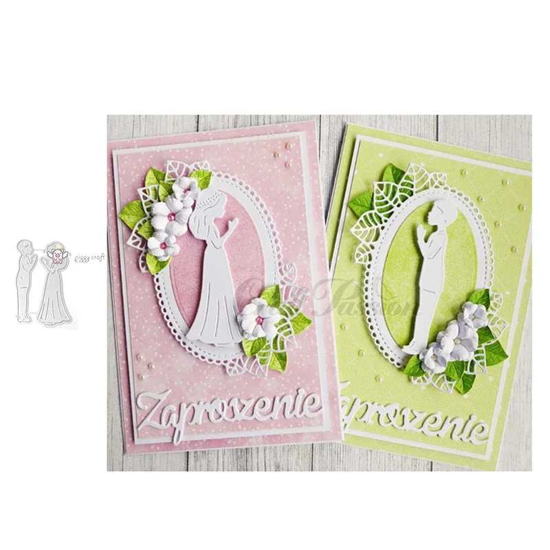 Mmao Crafts Metal Steel Cutting Dies Latest Praying wishing child Stencil For DIY Scrapbooking Paper/photo Cards Embossing Dies