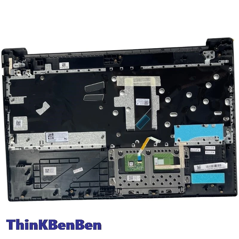 胡ハンガリー黒キーボード大文字パームレストシェルカバーレノボ Ideapad S340 15 15IWL 15IML 15API 15IIL 5CB0S18650