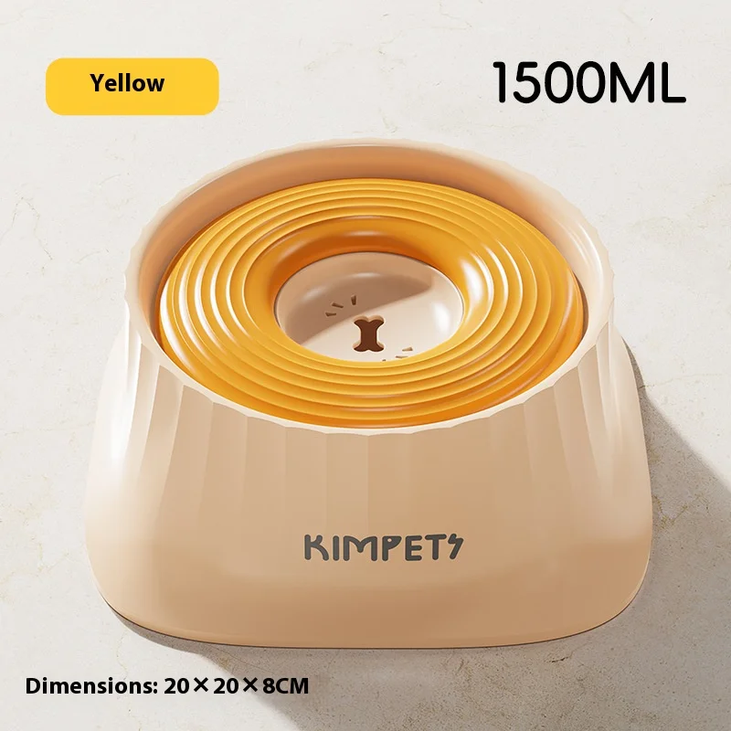 وعاء تغذية بطيئة للكلاب، تصميم عائم غير قابل للانسكاب، طبق طعام للحيوانات الأليفة مضاد للاختناق للكلاب الصغيرة والمتوسطة، حل تغذية مجاني #6