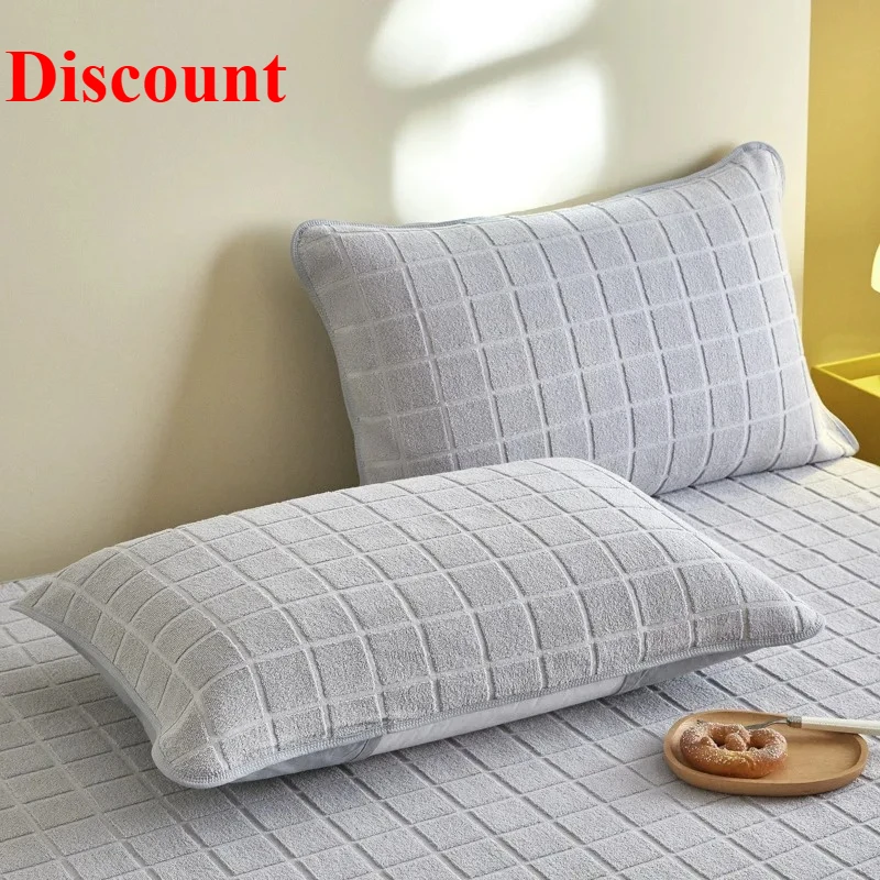 

2025 Pure cotton pillowcases One pair of cotton pillowcases Thickened pillow core protective isolation layer Inner tank cover