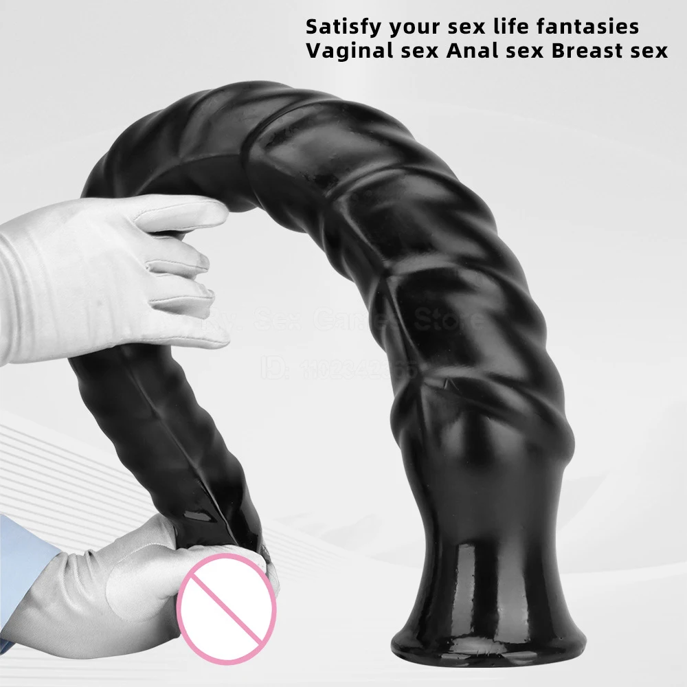 72x10cm Super Long And Large Masturbator For Men And Women Gay Dildo Sex Anal Plug Big Anal Dilation Spiral Prostate Massager