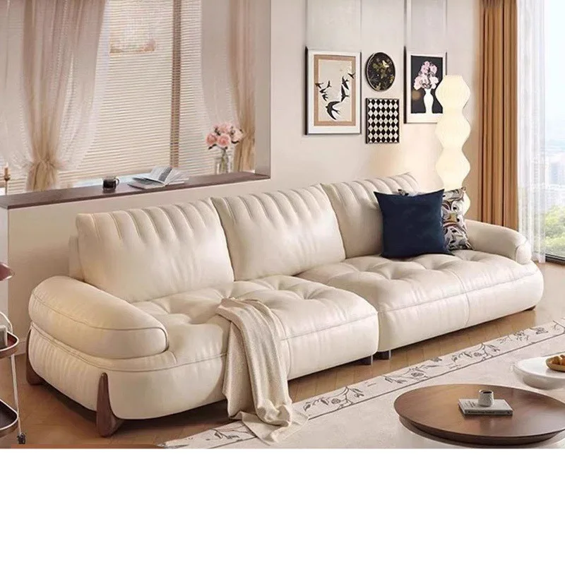 Factory Direct 2026 Sofa Little Meow Beast Sofa Cream Simple Household Living Room Sofa Bedroom Minimal Small Apartment Straight