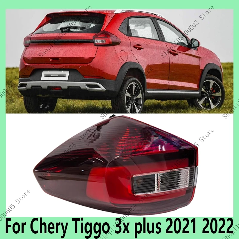 

For Chery Tiggo 3x plus 2021 2022 Auto Accessories Tail Light Brake Signal Light Reversing Warning Light