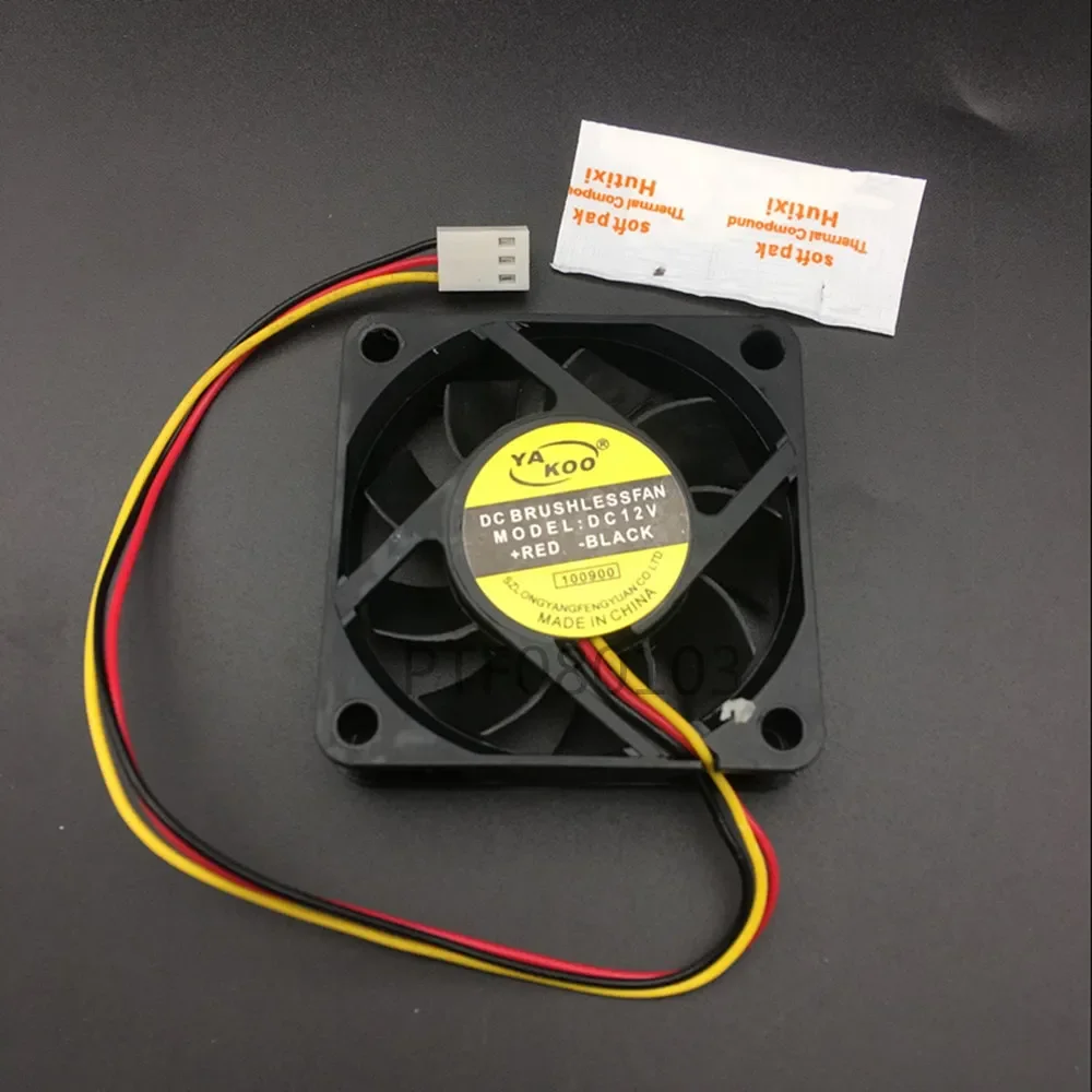2pcs 12V 3Pin 8cm 80mm 80x80x25mm DC Brushless Computer Cooling IDE Fan for 20-100W led chip heatsink