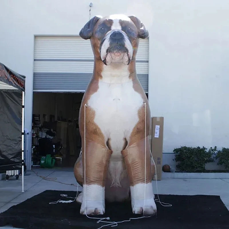 Perro inflable personalizado globo gigante Bulldog Labrador Dachshund pastor alemán Golden Retriever Labrador publicidad al aire libre