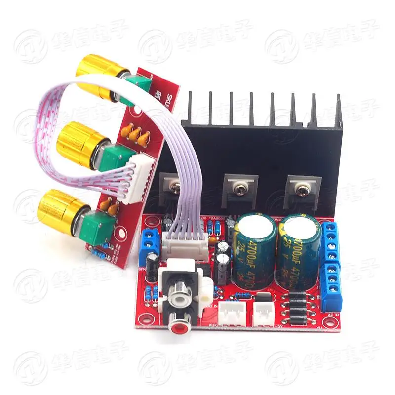 Computer subwoofer 2.1 amplifier board 3-channel speaker subwoofer sound amplifier board