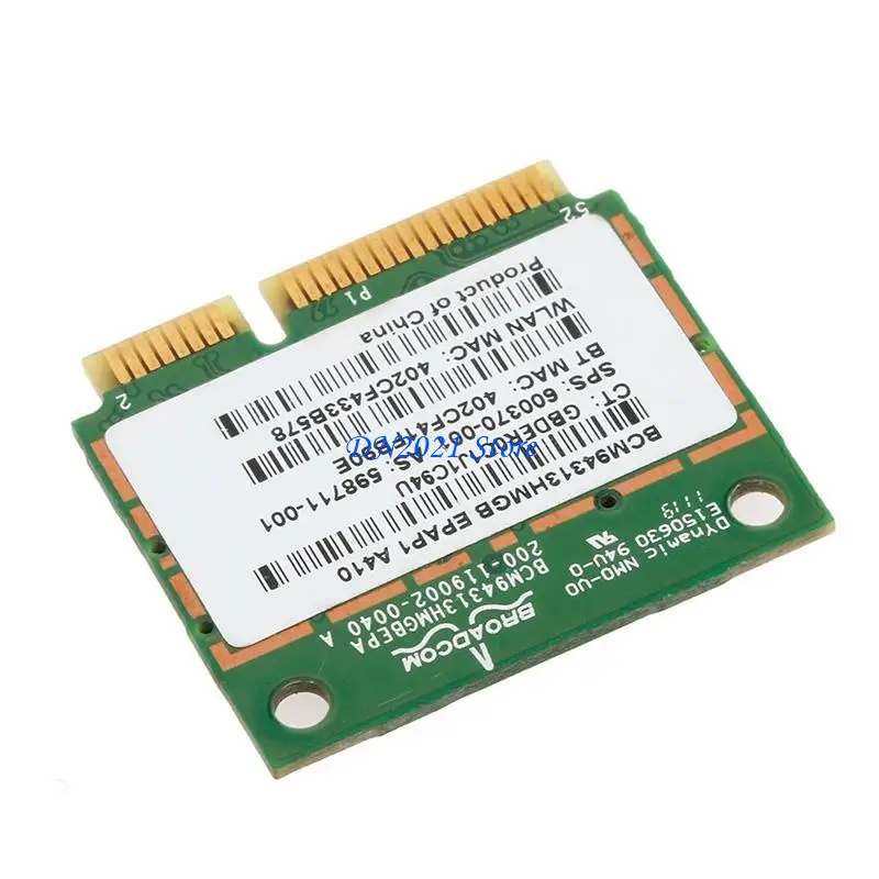 F3KE BCM94313HMGB HALD MINI PCI-E WIFI WLAN + بطاقة متوافقة مع لـ 210