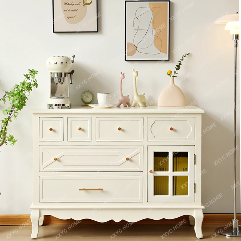 

Q Simple Modern Sideboard Cabinet Bedroom Drawer Storage Living Room Entryway Organizer