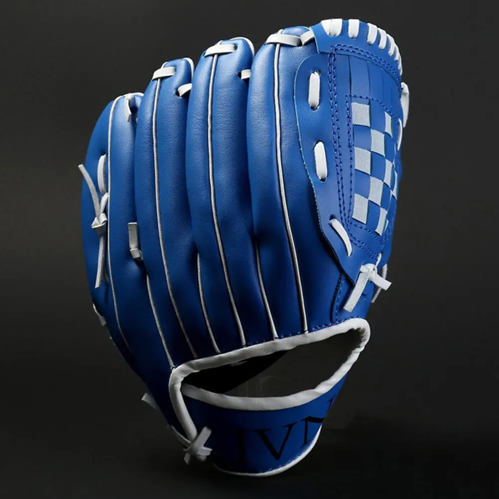 1Pcs Baseball Glove Premium PU Material Beginner Kids Lightweight Softball Infield Training Pitcher Glove Batting Gloves