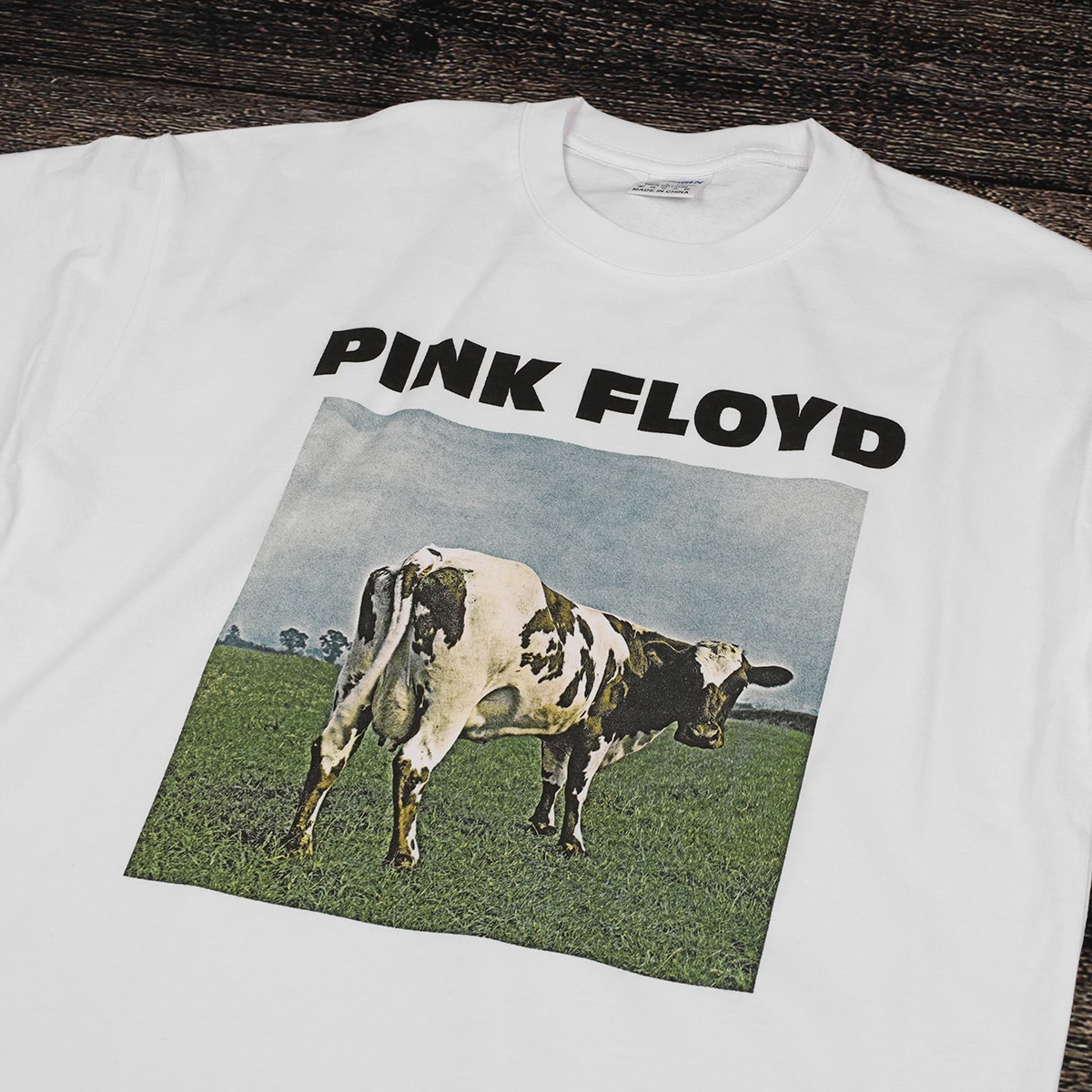 Atom Heart Mother Pink Floyd T Shirt Rock Band Men's Cotton Printed Clothing Y2K Unisex Graphic Short Sleeves Summer Shirt