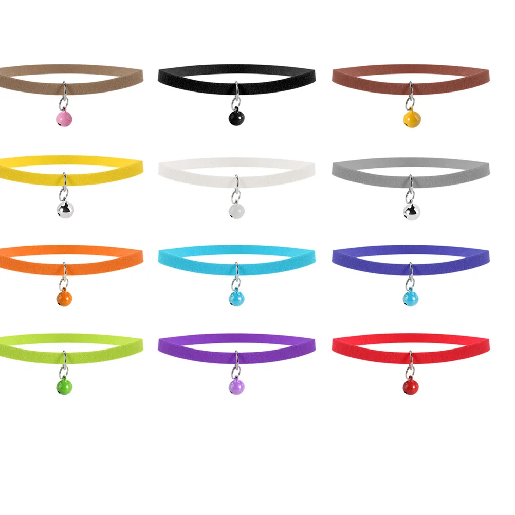 

Pet Identification Circle Puppy Collars Colorful Adjustable ID Bands for Newborn Dogs Cats Small Dog Harness
