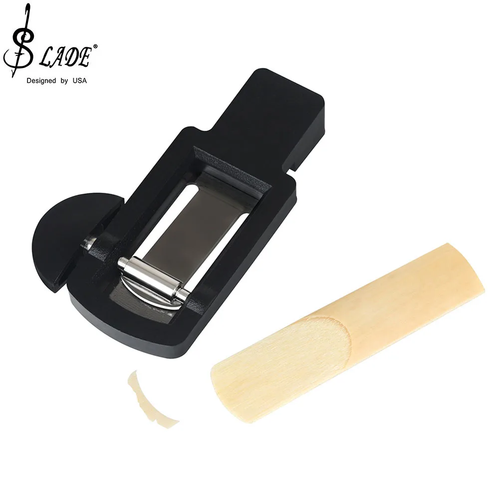 Saxophone Reed Trimmer Metal Dresser Silver Blade for Tenor Saxophone Woodwind Instruments Repair Tool Saxophone Reed Cutter