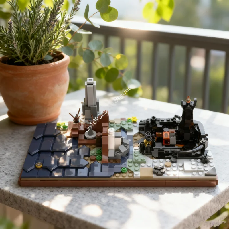 

794pcs MOC Map Middle earth Ideas and CUUSOOed Model Building blocks Construction toy creative idea Christmas gift Brick Kids