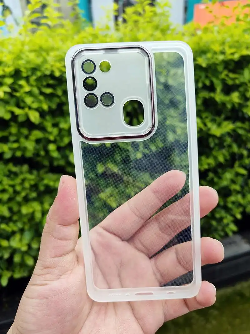 For Samsung Galaxy M31 Prime Case Camera Protection Film Transparent Soft Silicone TPU Phone Case for Samsung M31 Cover