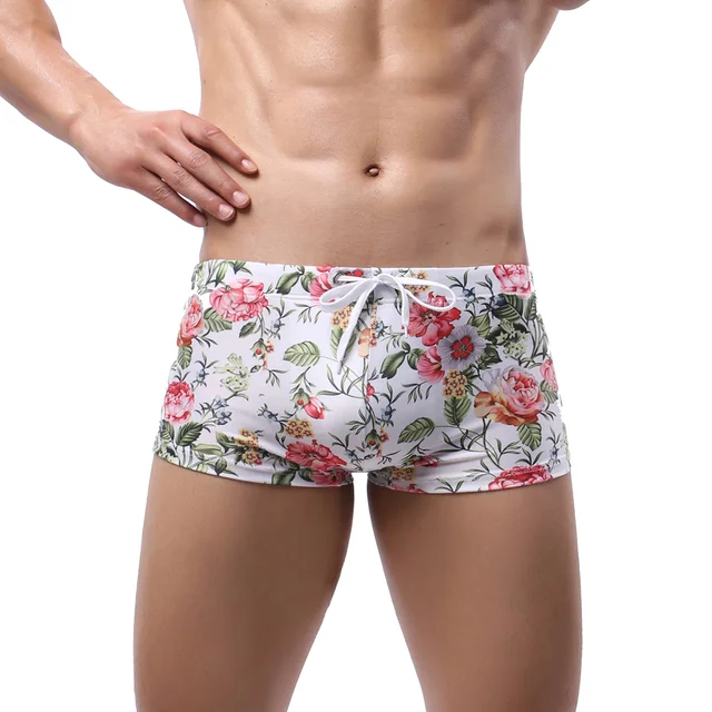 Hot Sell Swimwear Man Swimming Boxers Shorts Sexy Swimsuit Men Low Waist Swim Trunks Sunga Hombre Bathing Suit 6