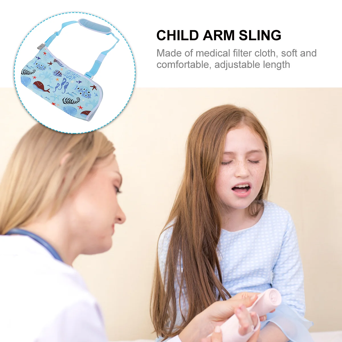 Arm Immobilizer Strap Children's Forearm Sling Suspend Shoulder and Neck Supporter Brace Toddler Wrist Supports