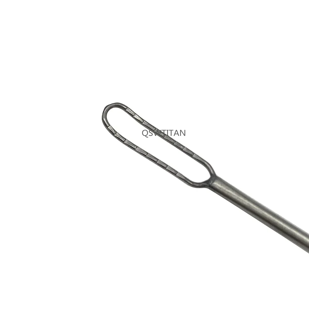 QSWTITAN حلقات عدسة العيون من الفولاذ المقاوم للصدأ عدسة حلقة طرف أداة جراحية للعين أدوات الجفن