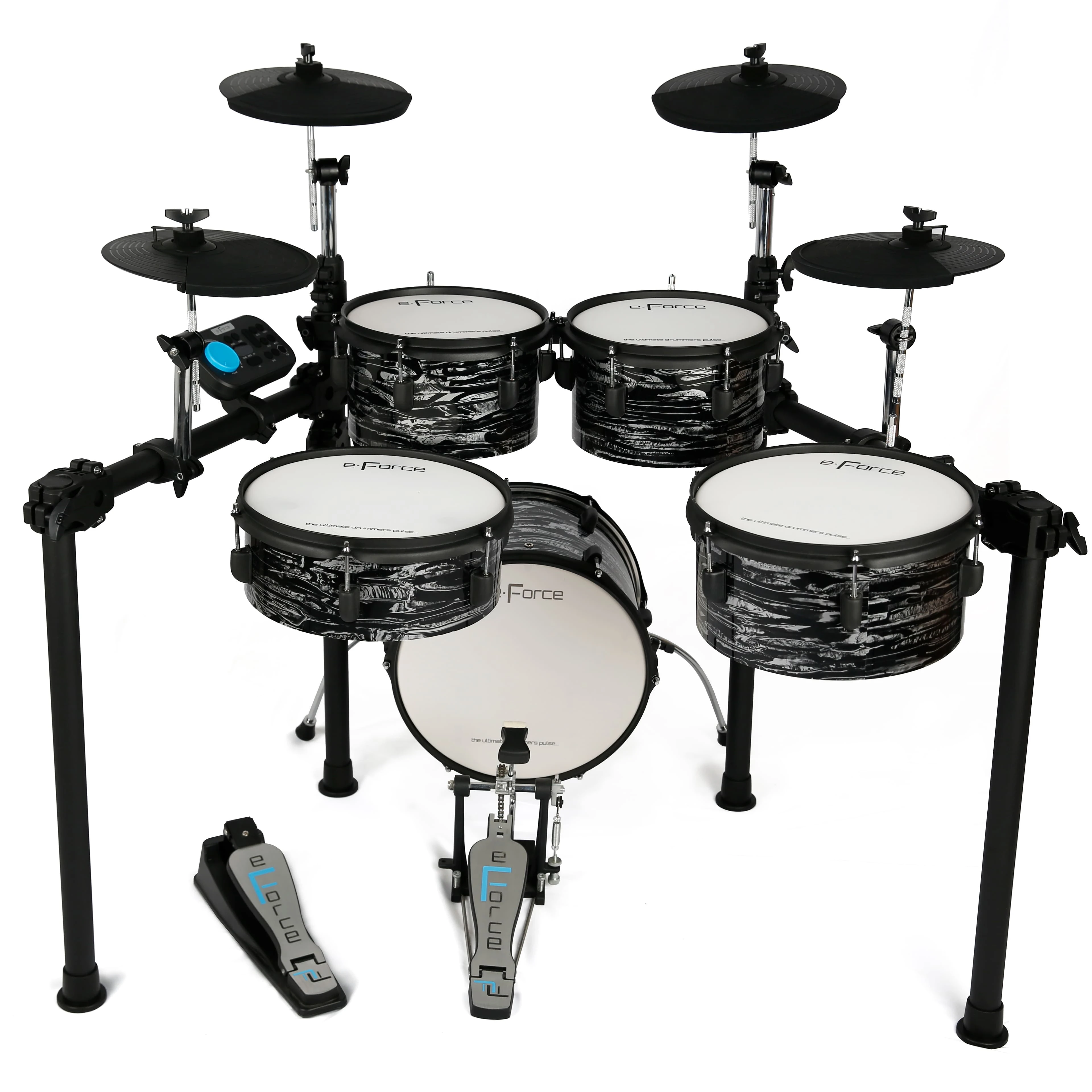 Acoustic Feeling Electronic Drum Set E Drum with Carbon Fiber Chamber Electric Drum Set